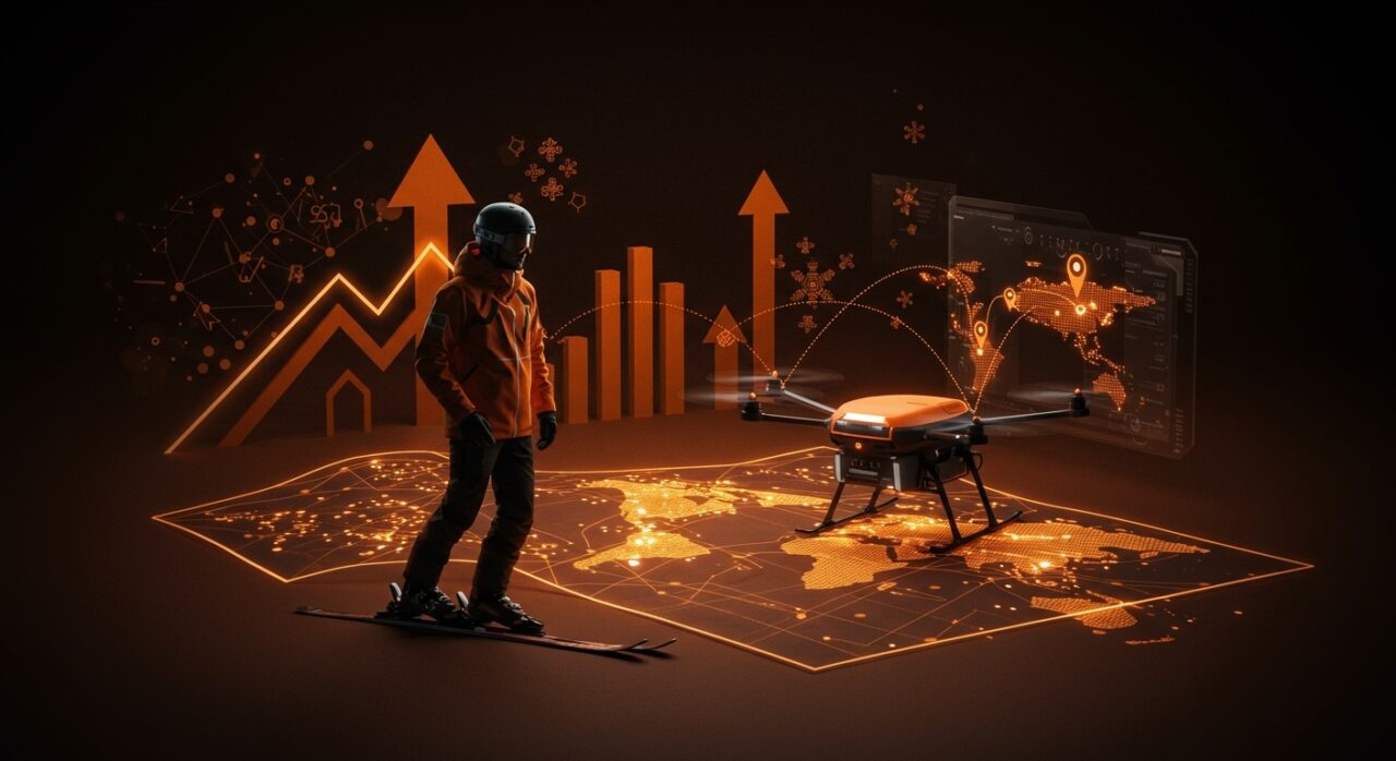 Startup SaaS Rocket Closet innovando en logística premium para esquiadores con tecnología avanzada y expansión global.