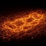 Visualización artística de tablas hash optimizadas en Java con SwissTable y Vector API para mejorar el rendimiento en aplicaciones SaaS escalables.