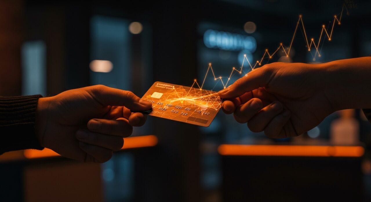 Intercambio de tarjeta de regalo representando riesgos legales y fraude en fintech y retail con enfoque en pagos alternativos y regulación en LATAM.