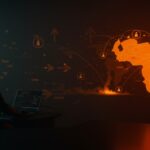 Impacto geopolítico del ataque de EEUU en Venezuela reflejado con símbolos de startups y tensiones en Latinoamérica.