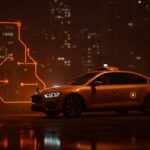 Robotaxi autónomo de Waymo detenido en una calle de San Francisco durante un apagón, ilustrando desafíos en movilidad autónoma y tecnología startup.