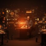 Fundadores de startups latinoamericanas usando inteligencia artificial para entrenamiento comunicativo con tecnología multilingüe y herramientas de IA aplicada.