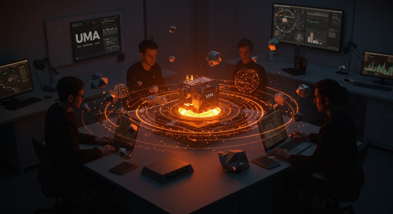 Equipo startup deep tech de UMA trabajando con emulador de señales satelitales, destacando innovación tecnológica y proyección global.