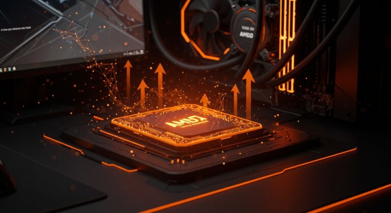 Procesador AMD con IA integrada para gaming y PCs personales presentado en CES 2026, destacando innovación en hardware y tecnología aplicada.