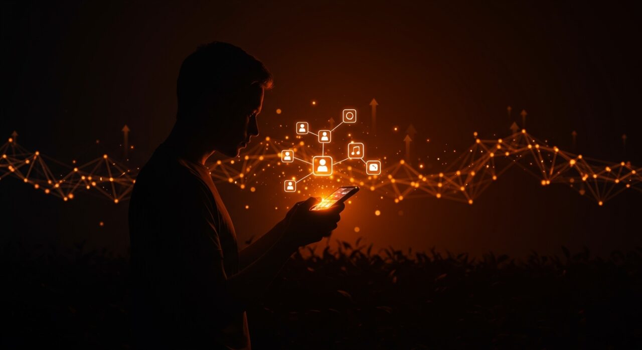 Aplicación social innovadora intentando reparar el impacto negativo de las redes sociales en el ecosistema tecnológico startup.