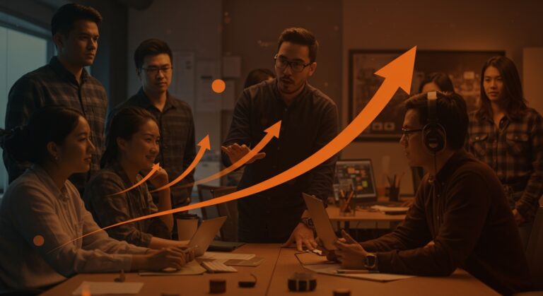 Founding recruiter colaborando con fundadores y talento tecnológico en startup respaldada por YC en San Francisco.