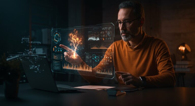 Founder tecnológico optimizando renderizado de imágenes ASCII con técnicas de vectorización, contraste y aceleración GPU en entorno startup.