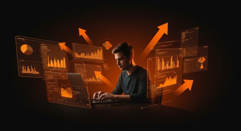 Fundador tecnológico automatizando finanzas personales con Beancount y Python, destacando la innovación en tecnología financiera y contabilidad automatizada.