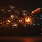 Imagen conceptual de Clawdbot en automatización IA con elementos visuales de seguridad informática y riesgos de integración de APIs para founders tech.