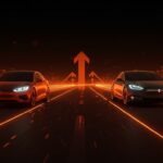 Competencia entre BYD y Tesla en ventas de vehículos eléctricos mostrando movilidad eléctrica y expansión global en 2025.