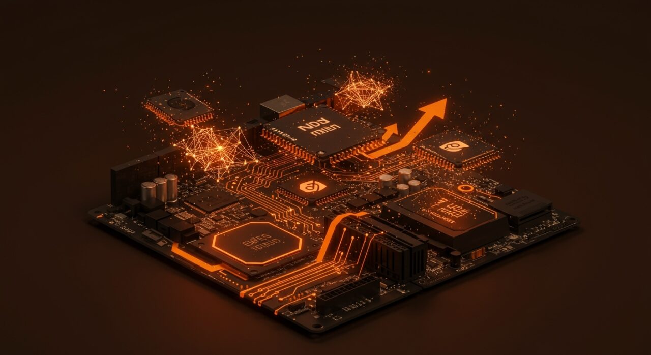 Innovación tecnológica en CES 2026 con IA, chips AMD y Nvidia destacando hardware disruptivo para startups tech.