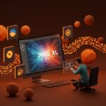 Integración de JPEG XL en Chromium mostrando avances en tecnología de imágenes web para desarrolladores y startups.