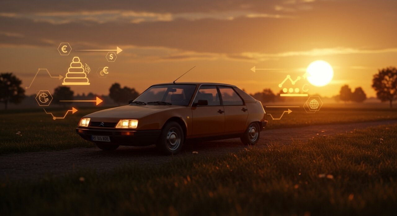 Citroen C15 en un paisaje rural ilustrando movilidad sostenible y eficiencia para startups innovadoras.