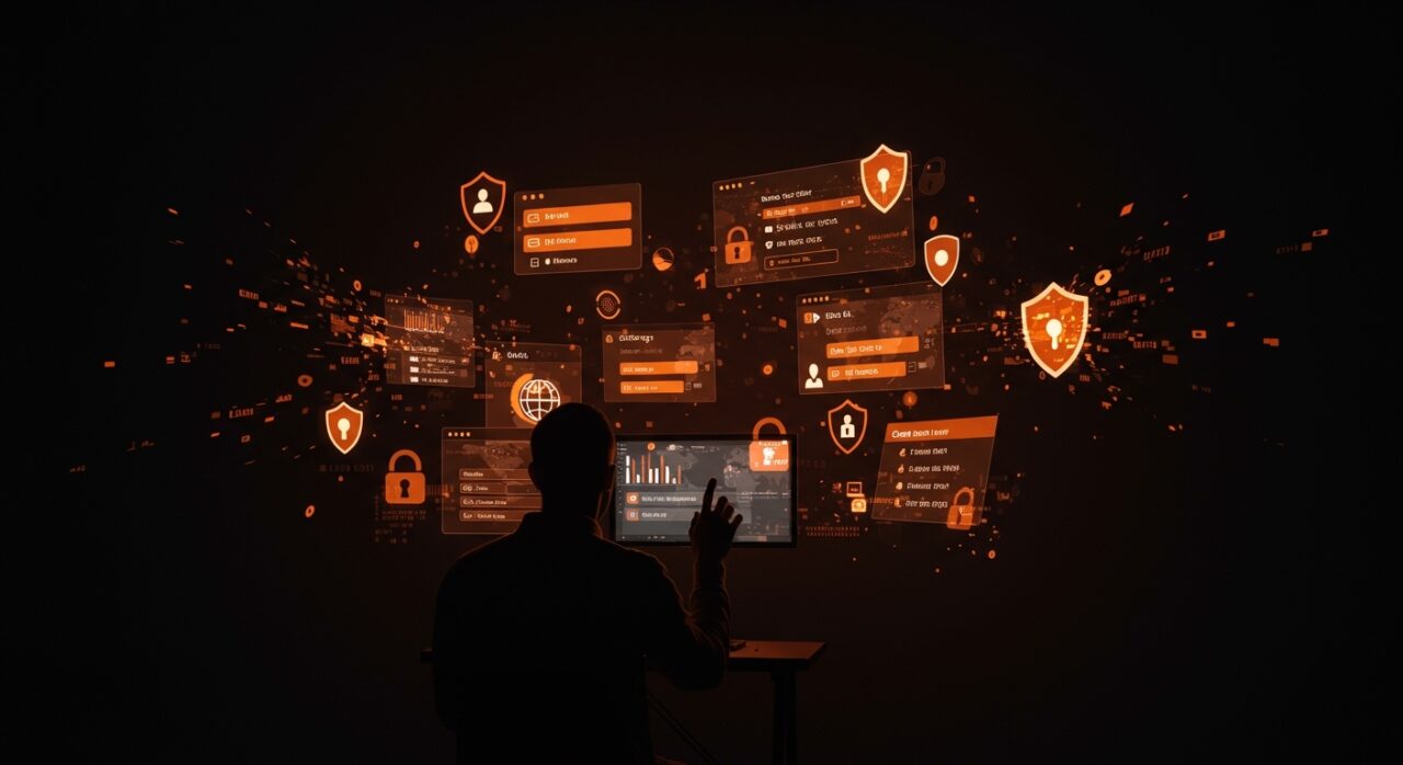 Riesgos de seguridad informática en startups por robo masivo de credenciales, ilustrando fugas de datos y protección cibernética.