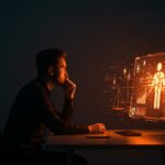 Silhouette of a tech CEO reflecting on ideology and ethics in leadership within the tech startup ecosystem.