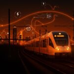 Electrificación de Caltrain con tren regional eléctrico y movilidad urbana innovadora enfocado en infraestructura tecnológica en California.