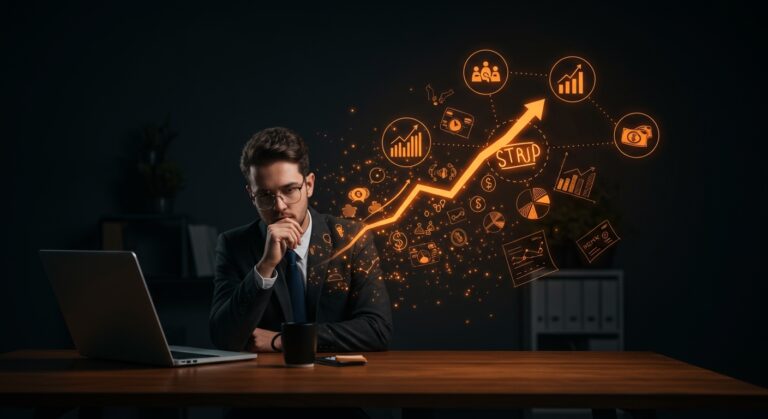 Empleado transformándose en emprendedor en LATAM con guía práctica de emprendimiento y gestión financiera para startups.