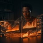 Esperanza de vida en Estados Unidos alcanza 79 años en 2024, simbolizada con innovación en biotecnología y healthtech para startups.