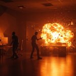 Incendio y explosión en Rockstar North afectando el desarrollo de GTA 6, destacando riesgos en la industria tecnológica y videojuegos.