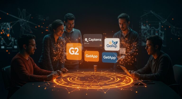 Unificación de plataformas de reseñas SaaS por G2, destacando software discovery y crecimiento B2B para startups LATAM.