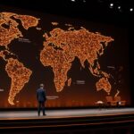 Carney en Davos presentando claves sobre geopolítica y alianzas estratégicas que redefinen la economía global para startups latinoamericanas.