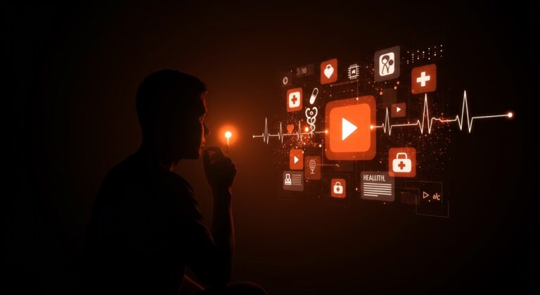 Análisis de confiabilidad en salud con Google AI Overviews, integrando fuentes de YouTube y tecnología IA en healthtech.