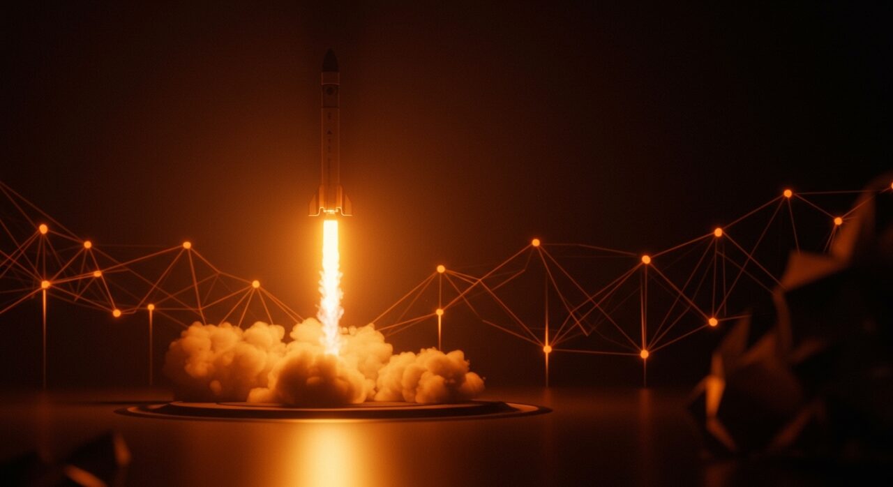 Lanzamiento del cohete de Isar Aerospace simbolizando innovación tecnológica y crecimiento de startups en microlanzadores espaciales.