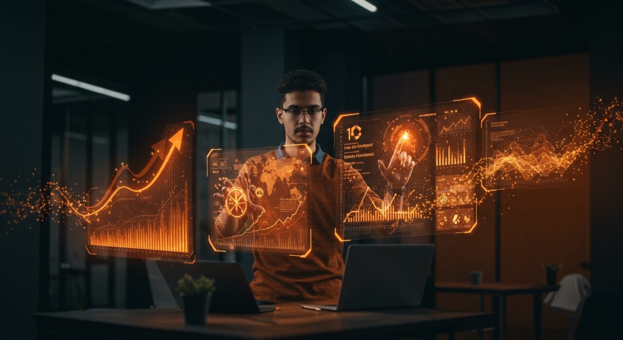 Startup fintech en México usando inteligencia artificial y automatización financiera para impulsar la expansión de empresas.