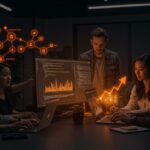 Equipo global de talento tech colaborando en una plataforma open-source de facturación con enfoque en Ruby y RevOps, destacando comunidad y crecimiento en startups.