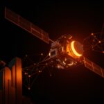 Satélite VLEO de Albedo destacado en órbita con innovaciones en hardware espacial y tecnología IoT satelital, ilustrando avance tecnológico en imagen satelital.