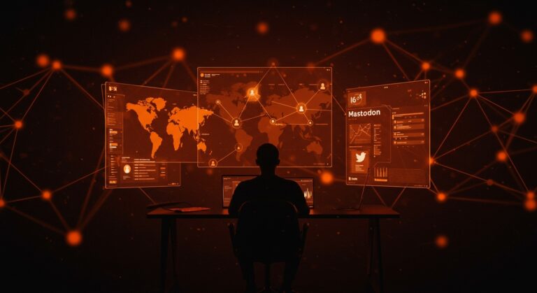 Fundador tech analizando la red descentralizada de Mastodon como alternativa abierta a Twitter en el ecosistema LATAM.