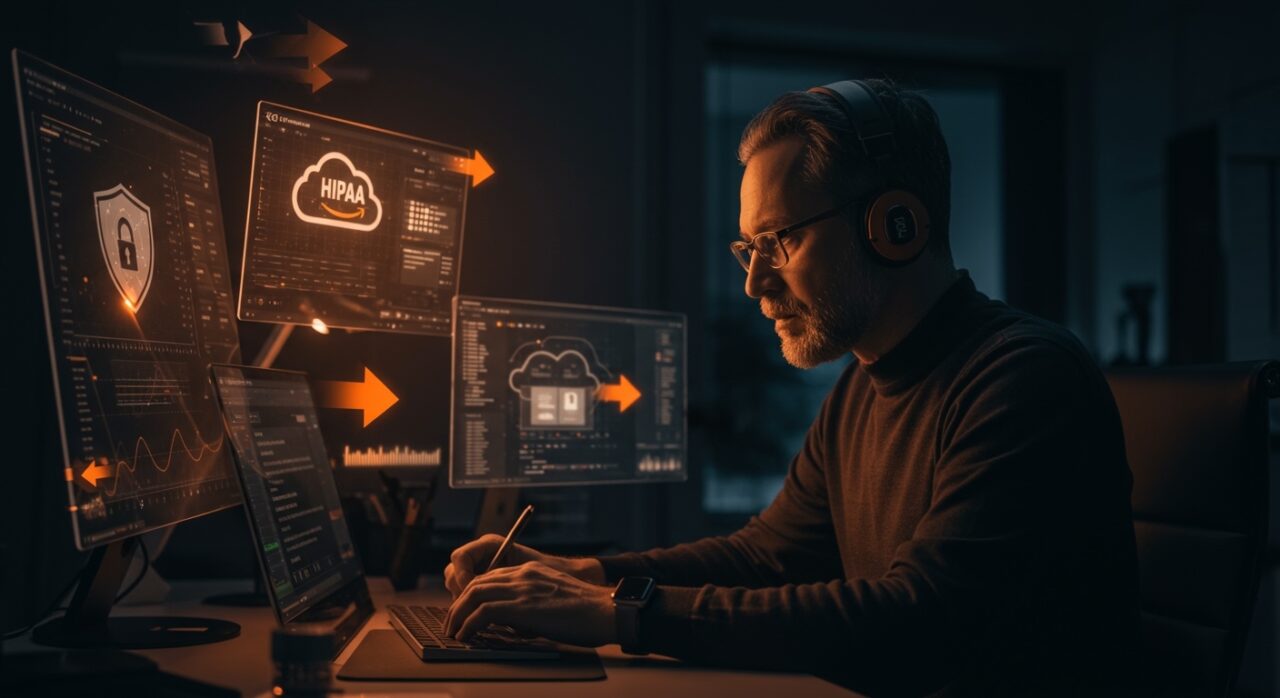 Ingeniero senior de seguridad informática en healthtech trabajando con datos de compliance y AWS en entorno startup respaldado por Y Combinator.