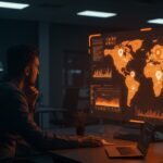 Founder revisando rastreo de ubicación y privacidad laboral en Microsoft 365 y Teams para trabajo híbrido.