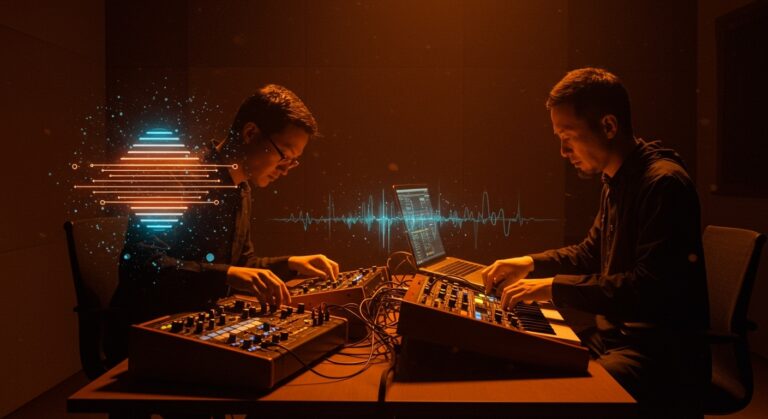 Innovación tecnológica en hardware musical con microtuning y creatividad en sintetizadores inspirada en Aphex Twin y Tatsuya Takahashi.