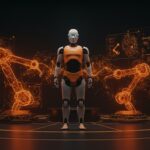 Robot humanoide futurista representando la adquisición de Mentee Robotics por Mobileye y la innovación en inteligencia artificial en CES 2026.