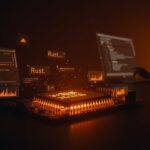 Interfaz de usuario terminal embebida para microcontroladores usando Rust, destacando eficiencia y escalabilidad en hardware embebido.