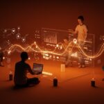 Usuarios participando en votación en vivo en plataforma de streaming, destacando la interacción y la innovación tecnológica de Netflix.