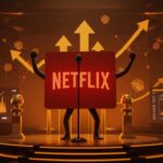 Análisis visual del dominio de Netflix en los Golden Globes 2026 con tendencias clave en streaming e industria audiovisual.
