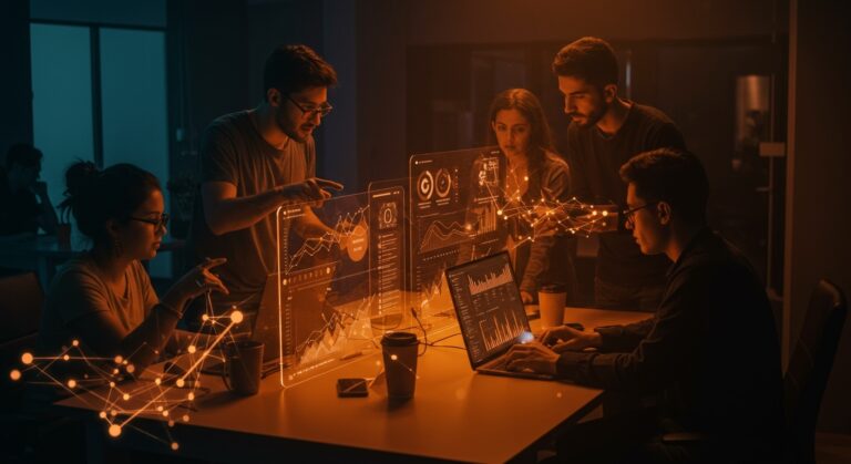 Colaboración de startups tecnológicas apoyadas por NIDO en el ecosistema emprendedor del Valle del Cauca con mentorías e inteligencia artificial.