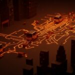 Robotaxis autónomos circulando en Nueva York fuera de la ciudad, ilustrando la regulación y apertura del transporte autónomo en el estado.