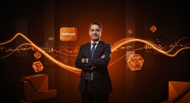 Nuevo CEO de Unifood Nicolás Contreras liderando la reestructuración corporativa con enfoque en liderazgo y tendencias de la industria alimentaria en LATAM.