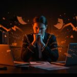 Pequeña empresa enfrentando deuda tras préstamos COVID-19, destacando riesgos financieros y soluciones en LATAM startups.