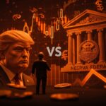 Confrontación entre Donald Trump y la Reserva Federal impactando la independencia bancaria y los mercados financieros de EEUU.