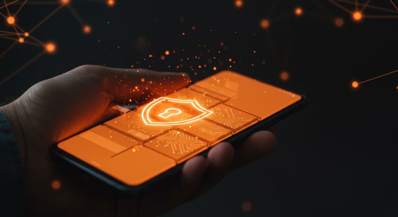 Samsung Galaxy con funciones de privacidad móvil destacadas para founders que priorizan la protección de datos en movilidad.