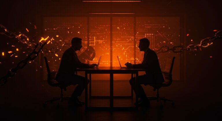 Disputa legal entre SandboxAQ y Google destacando riesgos críticos para startups tecnológicas en un entorno corporativo tenso.