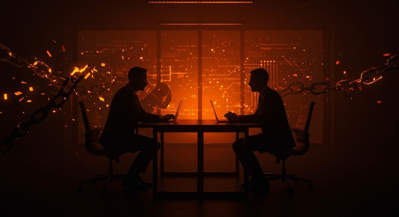 Disputa legal entre SandboxAQ y Google destacando riesgos críticos para startups tecnológicas en un entorno corporativo tenso.