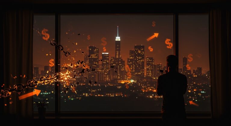 Founder tecnológico contemplando el éxodo de Silicon Valley debido al wealth tax y su impacto en el ecosistema startup de California.