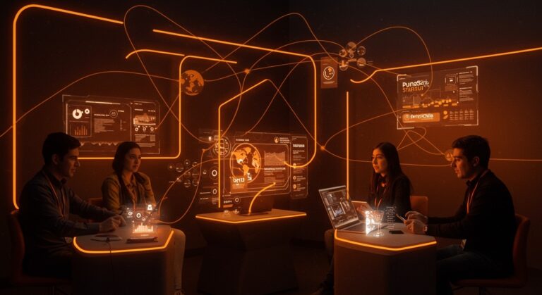 Startups chilenas haciendo networking estratégico en Punta Tech 2026, destacando innovación y expansión en el ecosistema tecnológico LATAM.