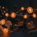 Startups LATAM adoptando sueldos en stablecoin, ilustración de nómina cripto y pagos internacionales con enfoque en ventajas y riesgos.