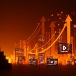 Representación visual del founders tech y la evolución del streaming como modelo de negocio consolidado en la industria del entretenimiento digital.